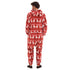 Snuggs Blanket Onesie Red Christmas